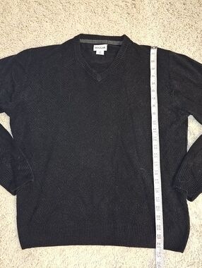Haggar Black Mens/Unisex Sweater